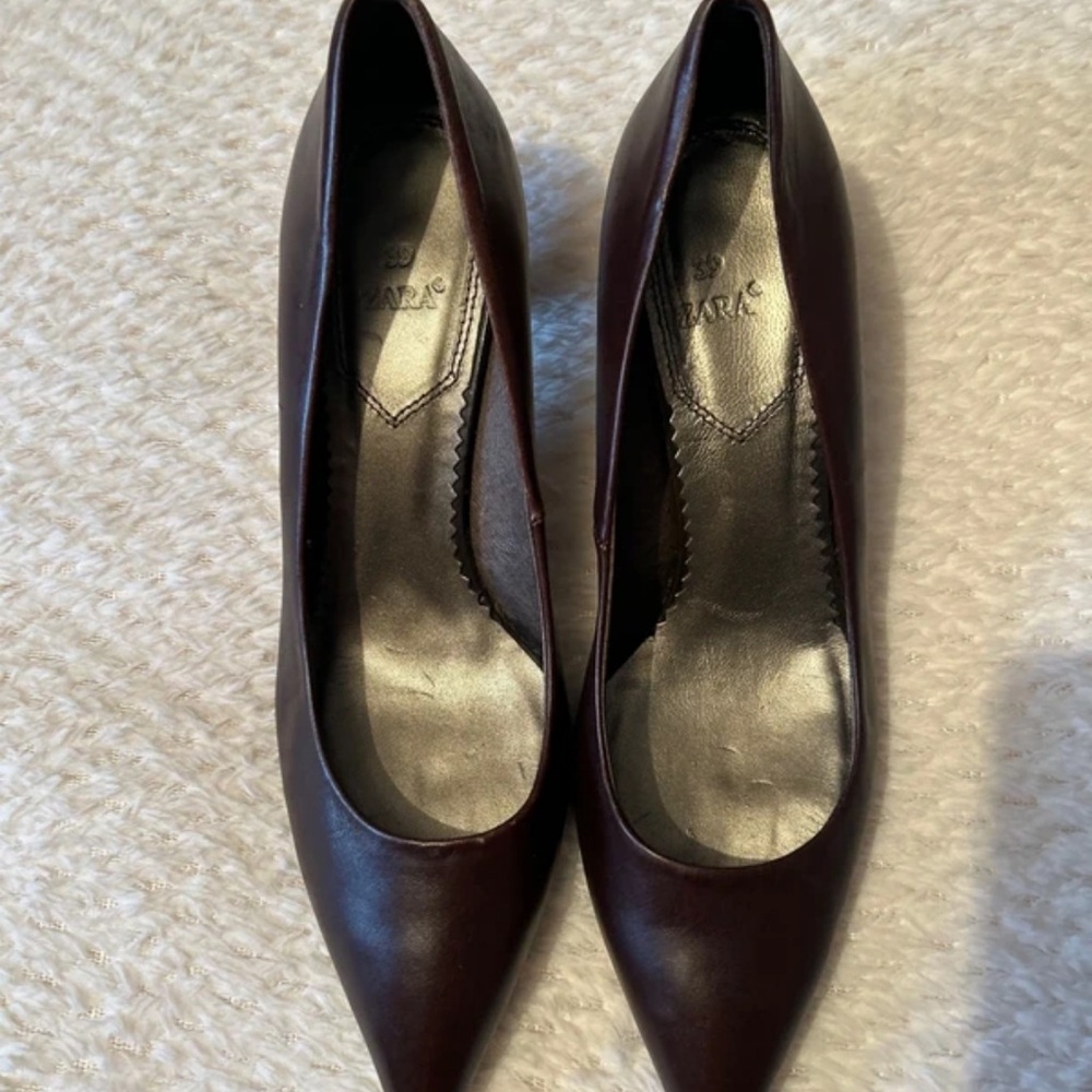 Zara Women's Rich Brown Heels
